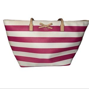 Kate Spade New York | Eden Street Margareta Stripe Tote Radish / Cream Stripe